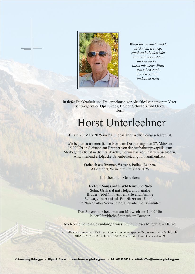 Horst Unterlechner